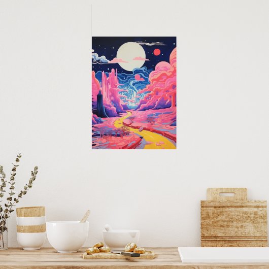 Starlit Sky Poster (Keuken)