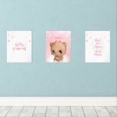 Starlit Sweet Dreams Muurkunst Sets (Houten vloer)