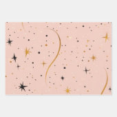 Starlit Wrap – cadeaupapier met sterontwerp (Voorkant)