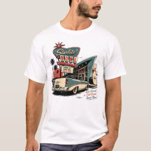 Starlite Bowl Vintage 1950s Bowling T-Shirt voor H