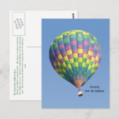 StarLite Hot Air Ballon Briefkaart (Voorkant / Achterkant)
