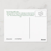 StarLite Hot Air Ballon Briefkaart (Achterkant)