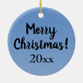 StarLite Hot Air ballonkerstsieremmer Keramisch Ornament (Achterkant)