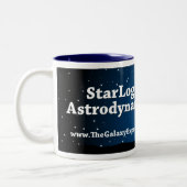 StarLogic Astrodynamica Tweekleurige Koffiemok (Links)
