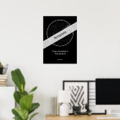 StarMap360 - A2 gepersonaliseerde sky map Poster (Thuiskantoor)
