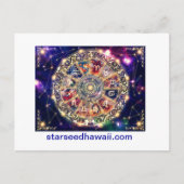 starmap, starseedhawaii.com briefkaart (Voorkant)
