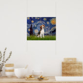 Starnacht - Beagle #1 Poster (Keuken)