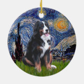Starnacht - Berner Sennenhond (L) Keramisch Ornament (Achterkant)