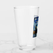 Starnacht Big Ben Londen Engeland Glas (Rechts)