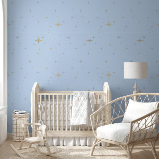 Starnacht - Blauwe Peel & Stick Behang