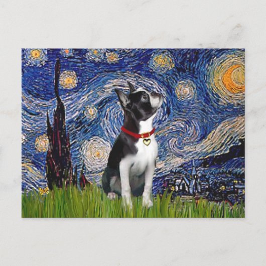 Starnacht - Boston T (2rc) Briefkaart (Voorkant)