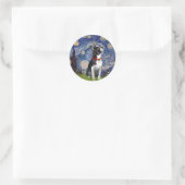 Starnacht - Boston T (2rc) Ronde Sticker (Tas)