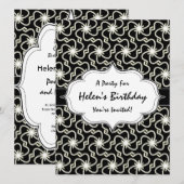 Starnacht Elegante Art Deco Zonnekleurpatroon Kaart (Voorkant / Achterkant)