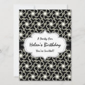 Starnacht Elegante Art Deco Zonnekleurpatroon Kaart (Voorkant)