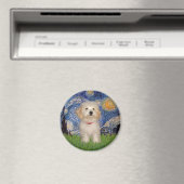 Starnacht - Havanese Puppy Magneet (Insitu (Vaatwasser))