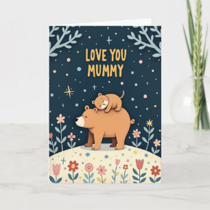 Starnacht Liefde Mummie Kaart