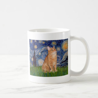 Starnacht - Oranje Tabby 46 Koffiemok
