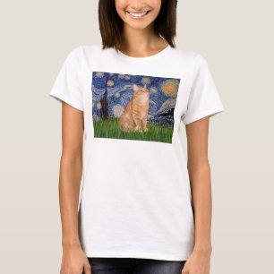 Starnacht - Oranje Tabby 46 T-shirt