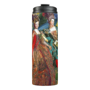 Starnacht Rococo Juffrouwen Vlindervleugels Kunst Thermosbeker