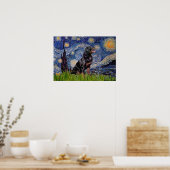 Starnacht - Rottweiler (#6) Poster (Keuken)