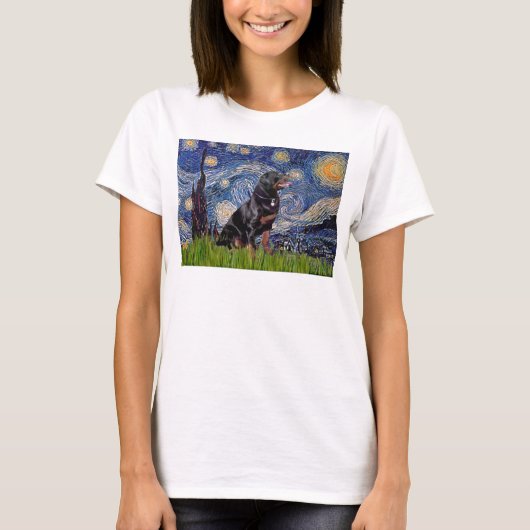 Starnacht - Rottweiler (#6) T-shirt (Voorkant)