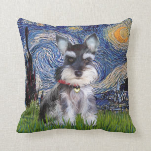 Starnacht - Schnauzer Pup #10 Kussen