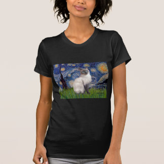 Starnacht - Siamese 24 (blauw punt) T-shirt