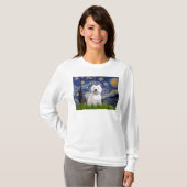 Starnacht - Westie 2 T-shirt (Voorkant volledig)