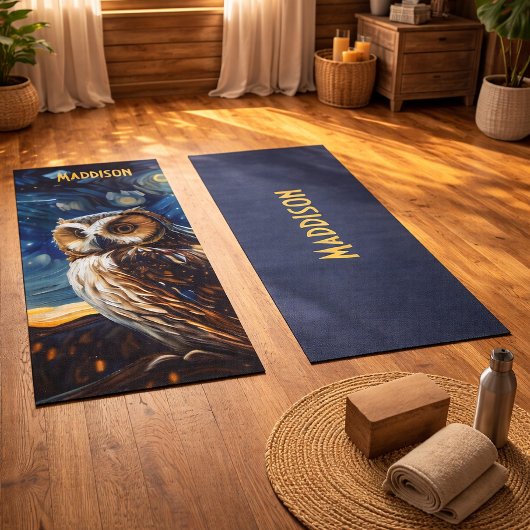 Starnachtuil Yogamat