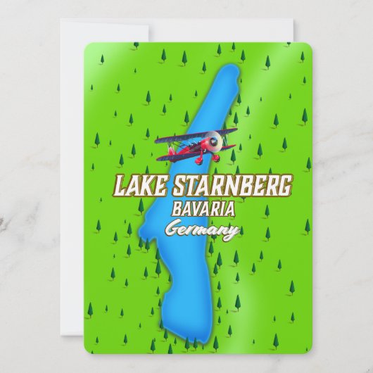 Starnbergermeer Beieren Duitsland reisposter (Voorkant)