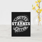 Starnes Funny Surname Family Tree Birthday Gift  Kaart (Gele Bloem)