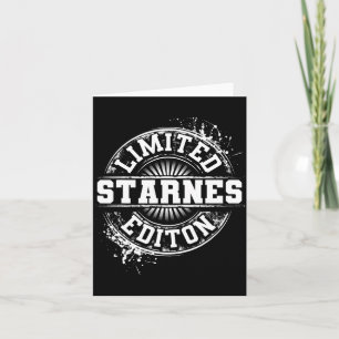 Starnes Grappige Achternaam Familiestamboom Verjaa Kaart
