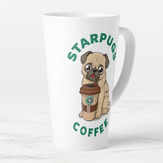 Starpugs Coffee Latte Mok (Rechterhoek)