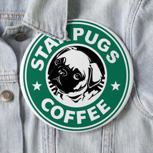 Starpugs Coffee Ronde Button 6,0 Cm (In situ)