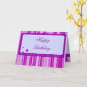 Starred Birthday Kaart (Gele Bloem)