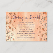 Starred boeken voor baby brengen een boek insert k informatiekaartje (Voorkant)