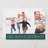 Starred | Holiday Foto Collage Kaart (Voorkant)