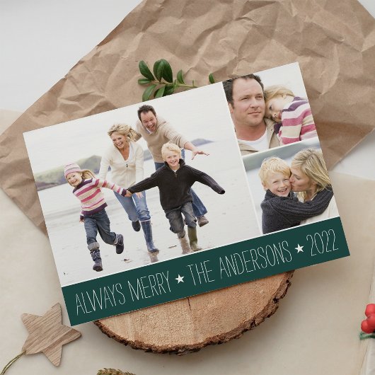 Starred | Holiday Foto Collage Kaart