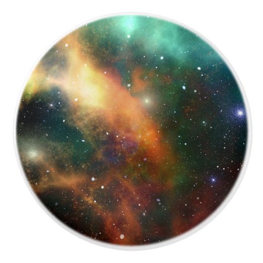 Starring Sky Milky Way Stars University Keramische Knop (Voorkant)