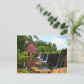 Starr's Mill Dam Briefkaart (Staand voorkant)