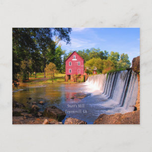 Starr's Mill, Fayetteville, Georgia Briefkaart