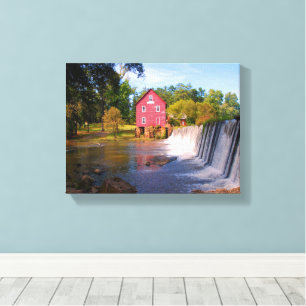 Starr's Mill Georgia Canvas Afdruk