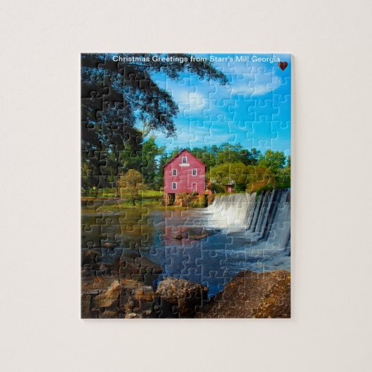 Starr's Mill Georgia. Legpuzzel (Verticaal)