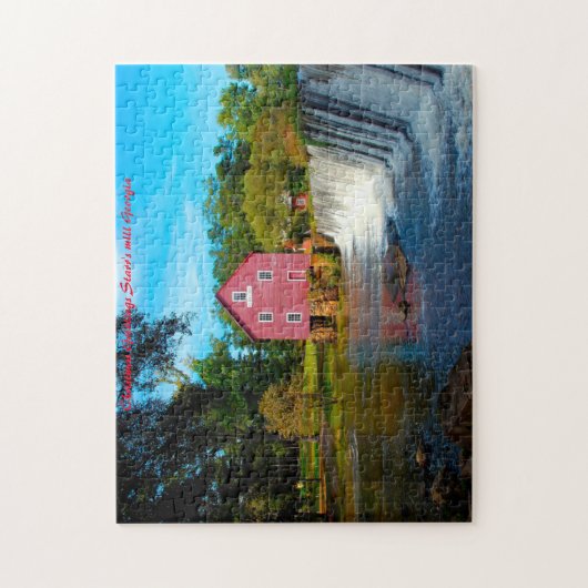Starr's molen Georgia. kerstcadeautjes Legpuzzel (Verticaal)