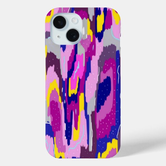 Starry Abstract in Purples and Blues Case-Mate iPhone Case (Achterkant)