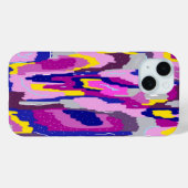 Starry Abstract in Purples and Blues Case-Mate iPhone Case (Achterkant (horizontaal))