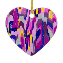 Starry Abstract in Purples and Blues