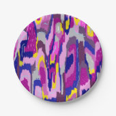 Starry Abstract in Purples and Blues Papieren Bordje (Voorkant)
