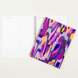 Starry Abstract in Purples and Blues Planner