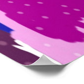 Starry Abstract in Purples and Blues Poster (Hoek)